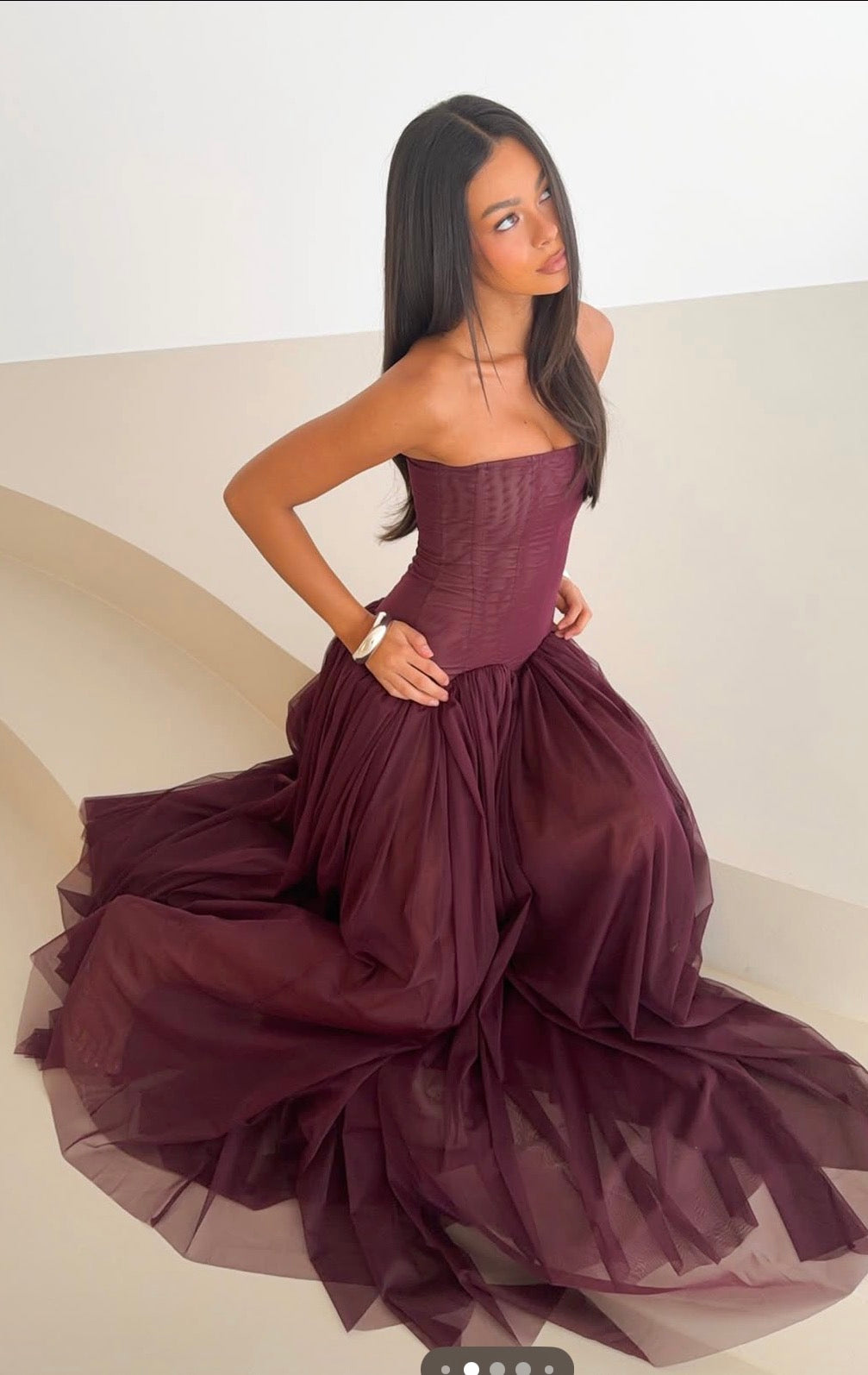 Magic muse dress in fig