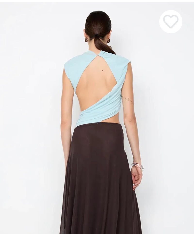 Bec and bridge conni asym midi dress