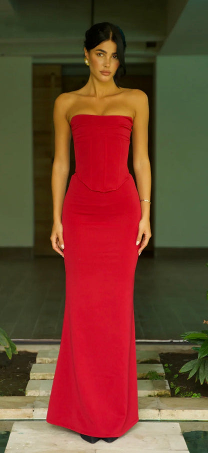 Hntr the label Louie gown