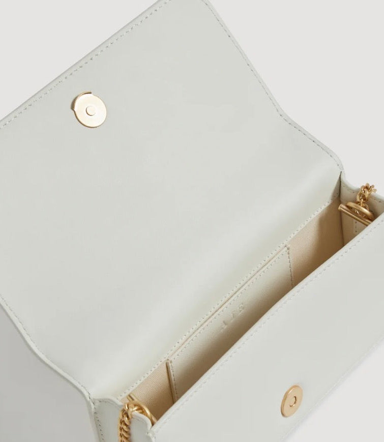 Aje Alessia flower clutch