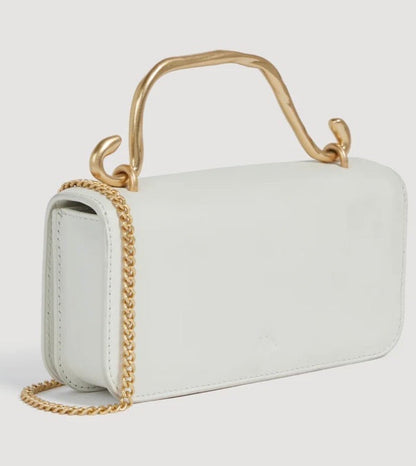 Aje Alessia flower clutch