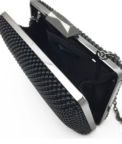 Olga berg Natasha ball mesh clutch