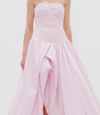 Aje violette bubble hem maxi dress