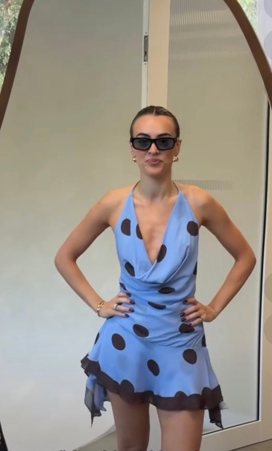 Harlow halter dress