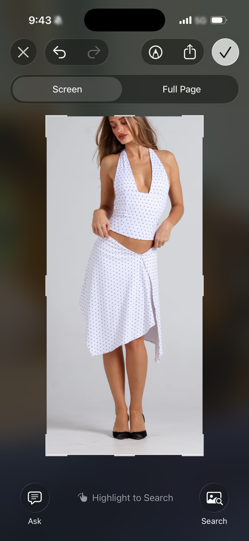Amelie teje Bobbi polka dot set