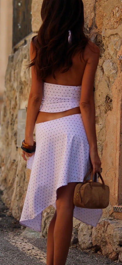 Amelie teje Bobbi polka dot set