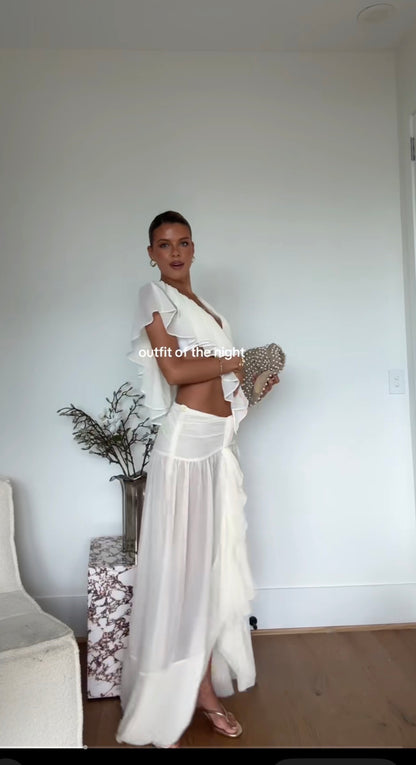 Clover top and  Wilhelmina skirt