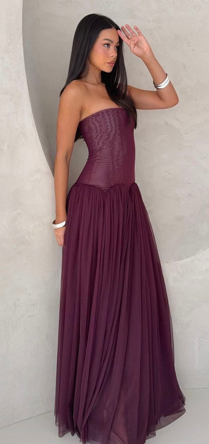 Magic muse dress in fig