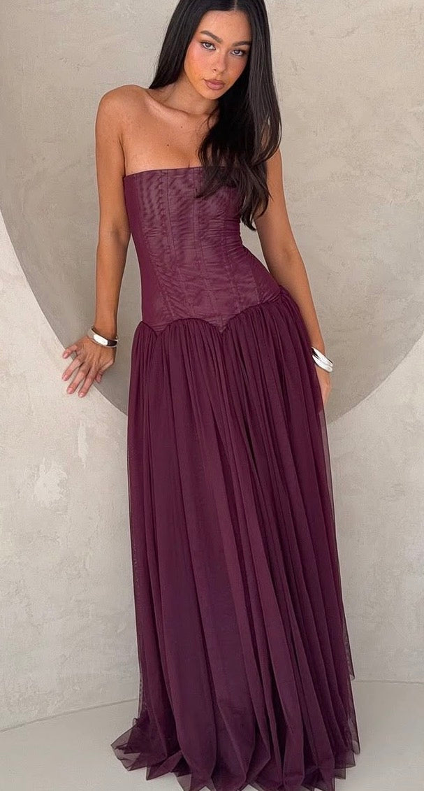 Magic muse dress in fig