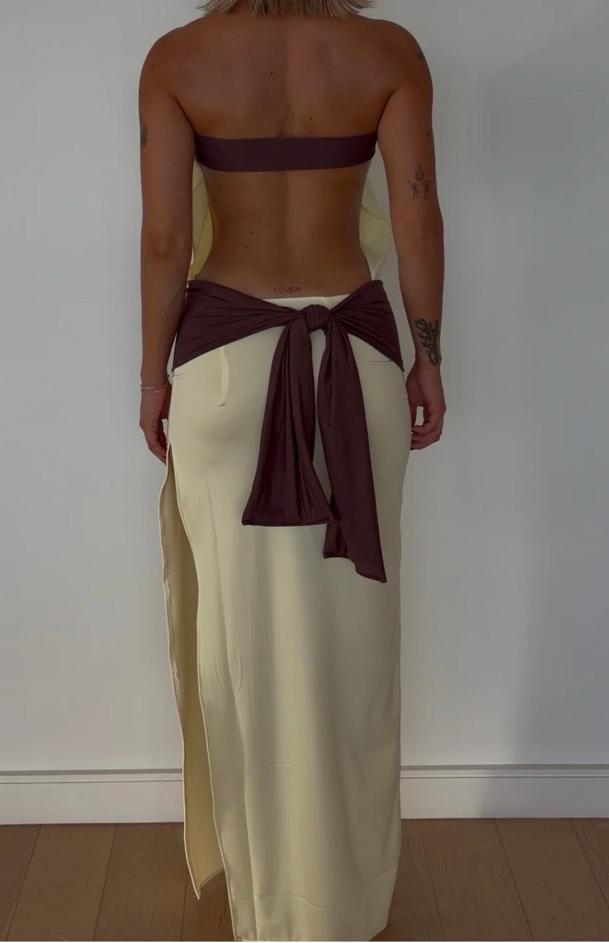 The boy club inka maxi in colour butter