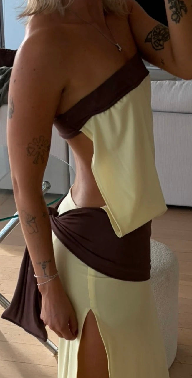 The boy club inka maxi in colour butter