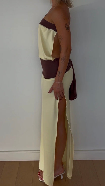 The boy club inka maxi in colour butter