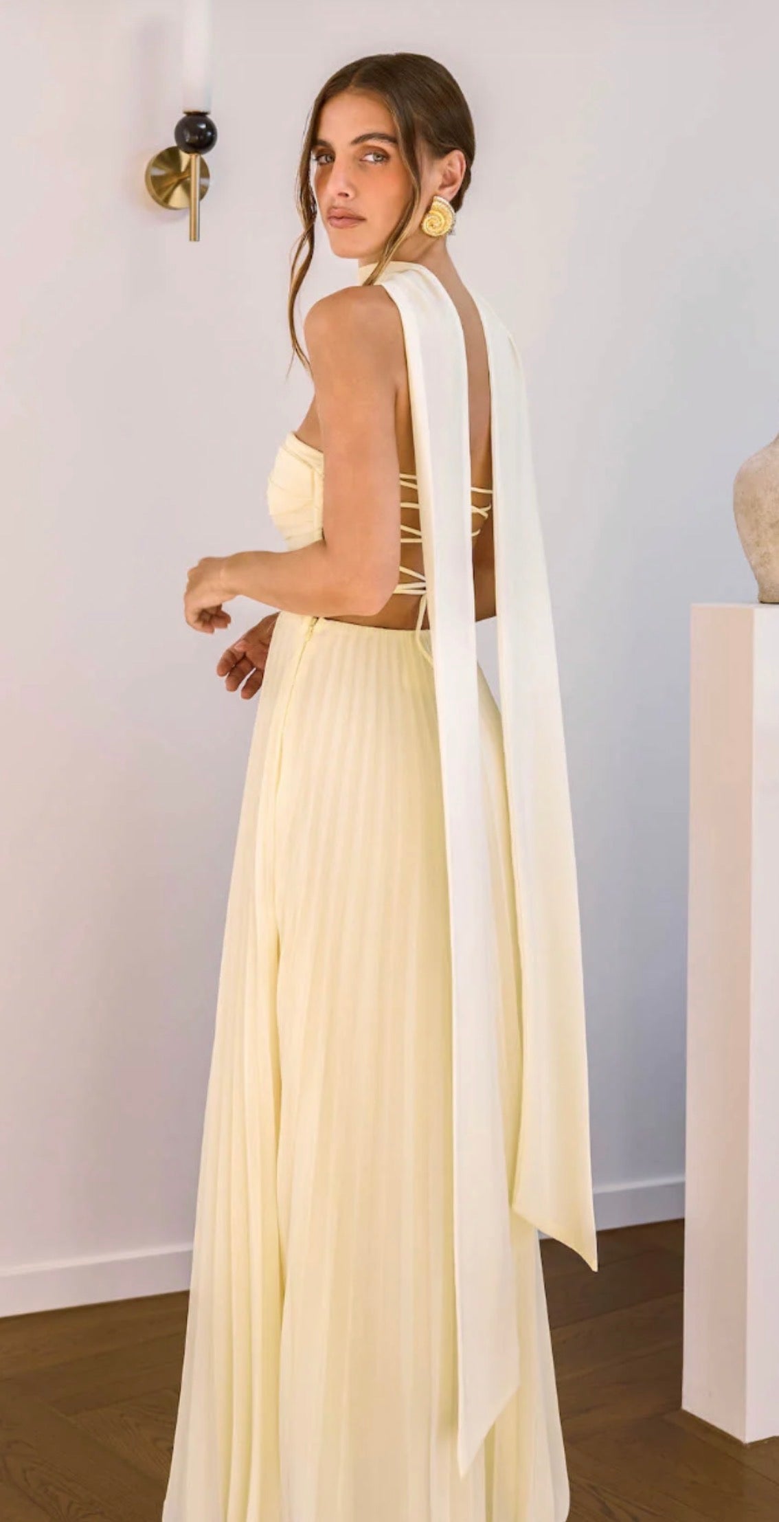The Rosewater Roads Strapless Maxi Dress