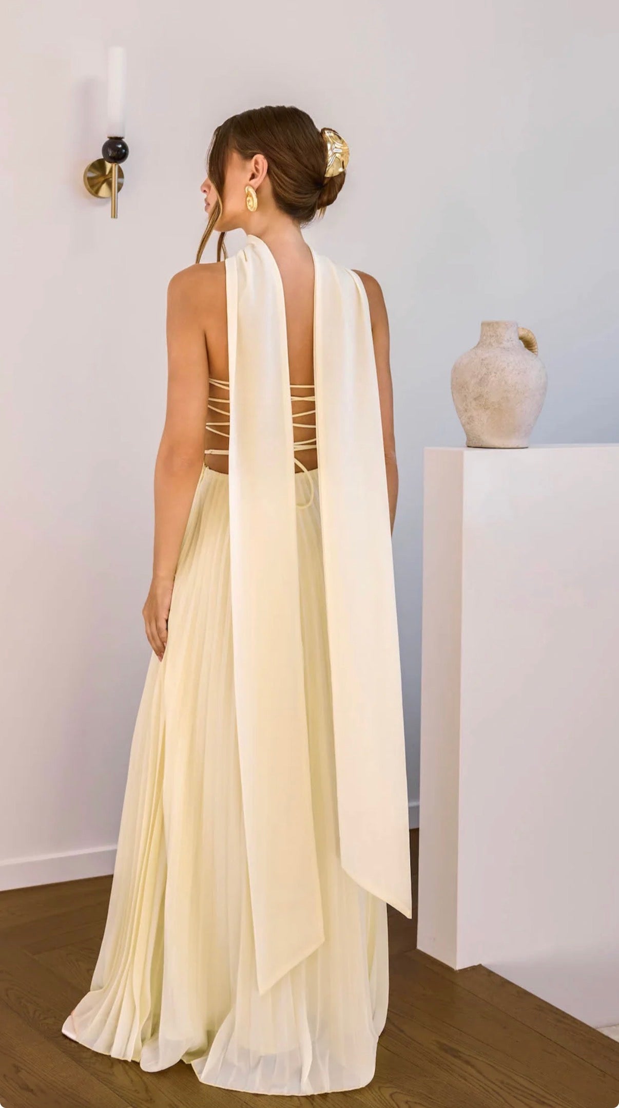 The Rosewater Roads Strapless Maxi Dress