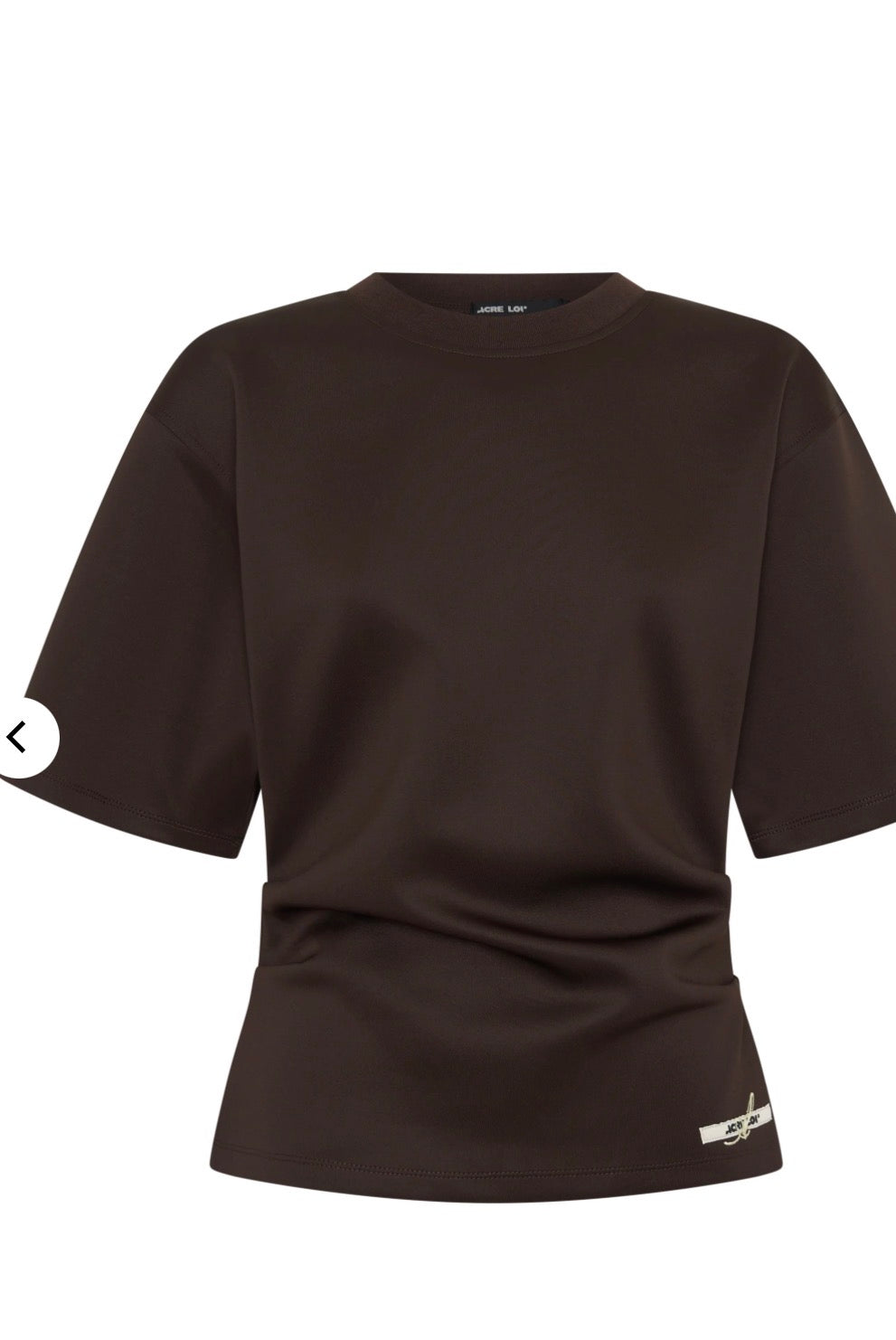 Acre Lou Oskar tshirt colour espresso
