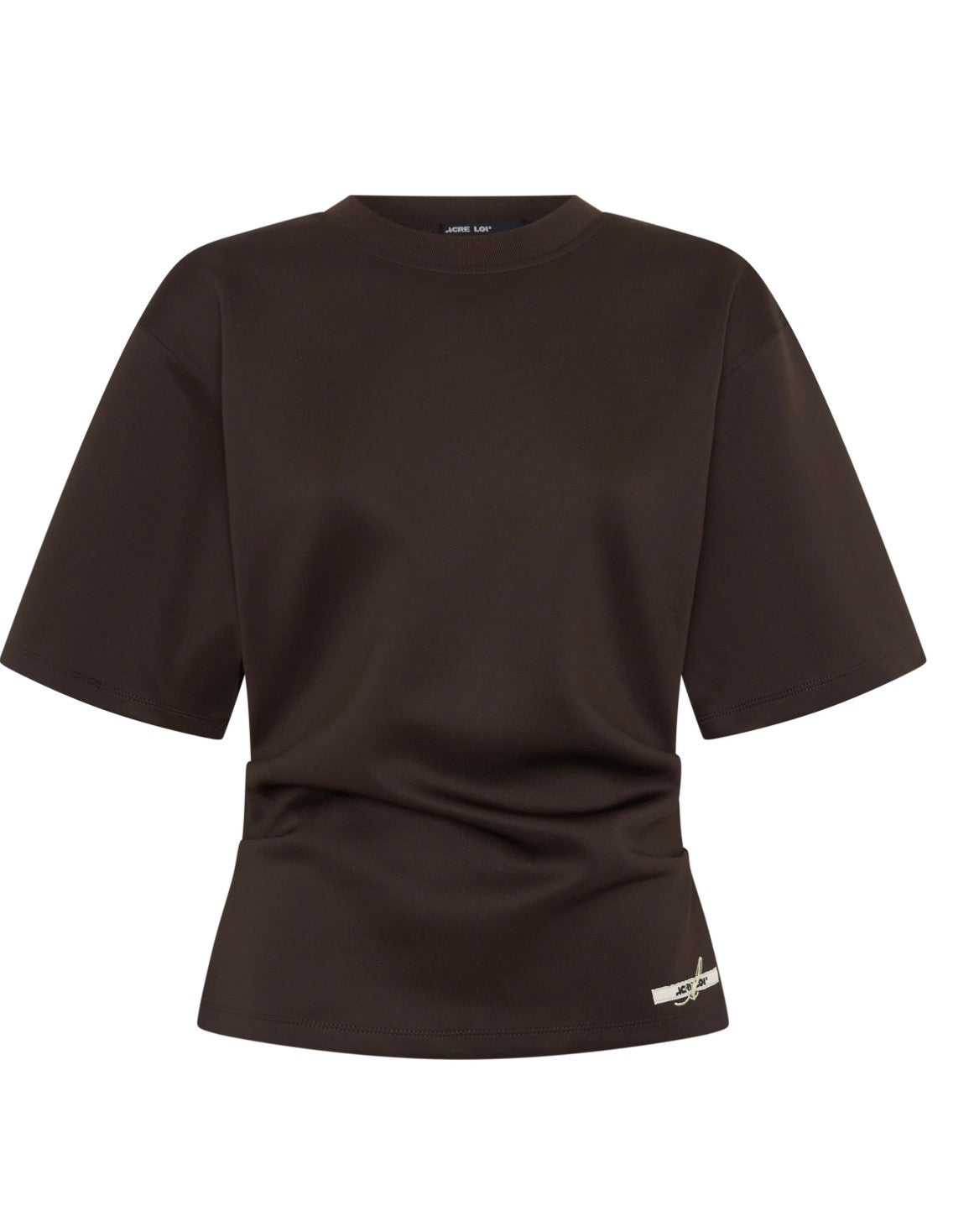 Acre Lou Oskar tshirt colour espresso