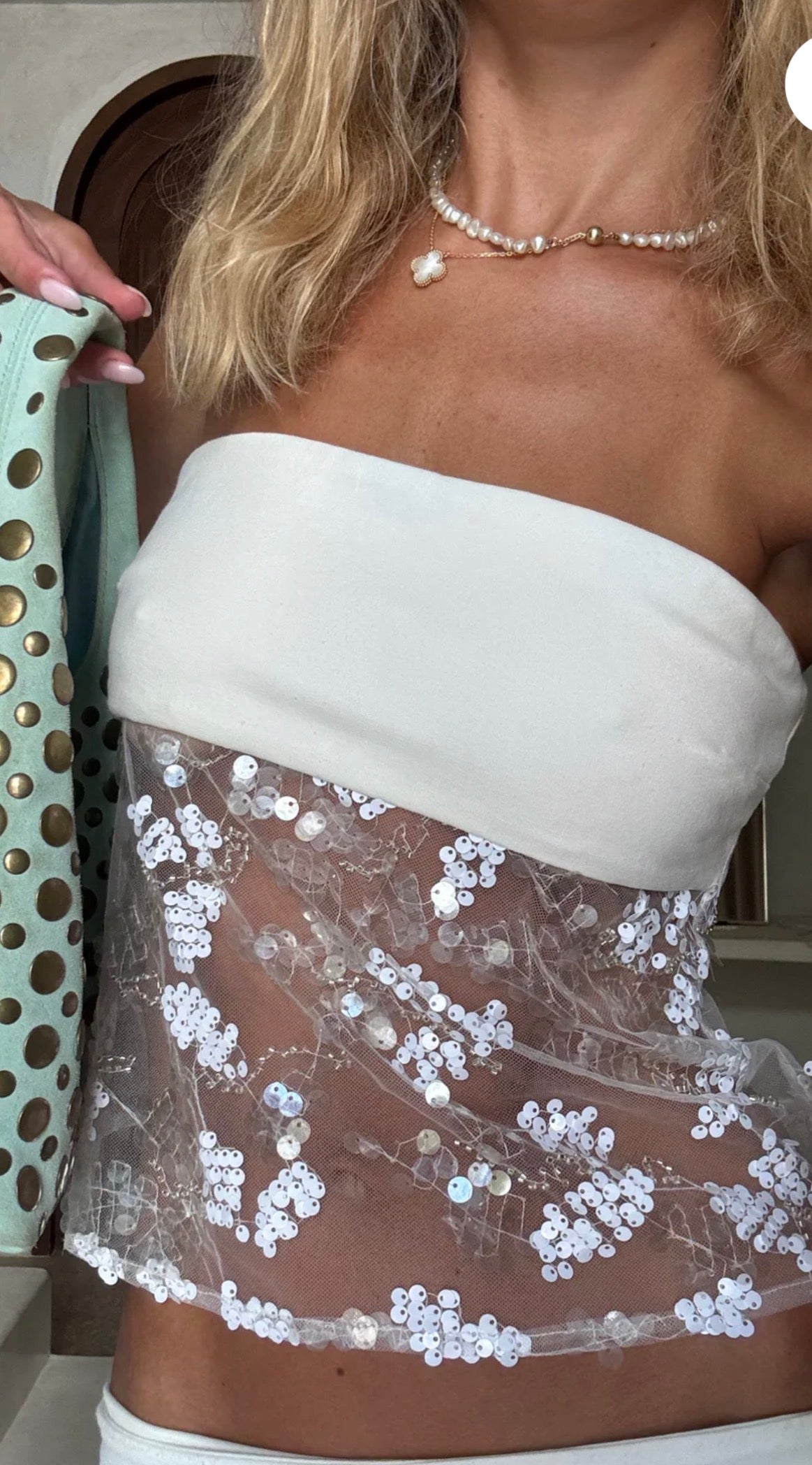 Marbella Blanche top