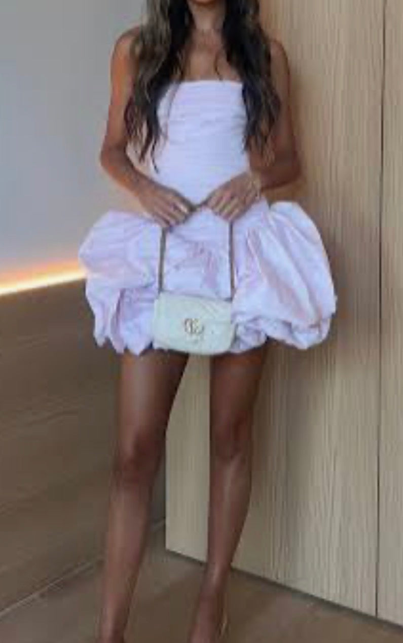 Violette bubble hem mini
