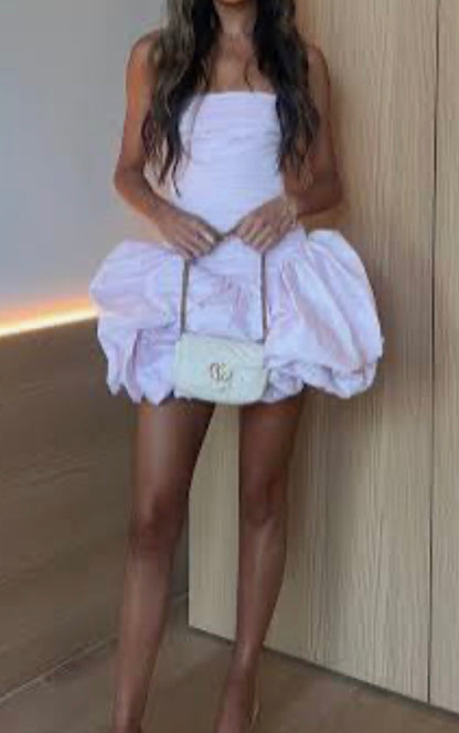 Violette bubble hem mini
