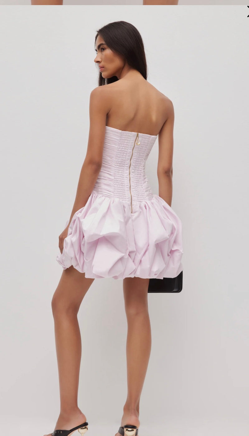 Violette bubble hem mini