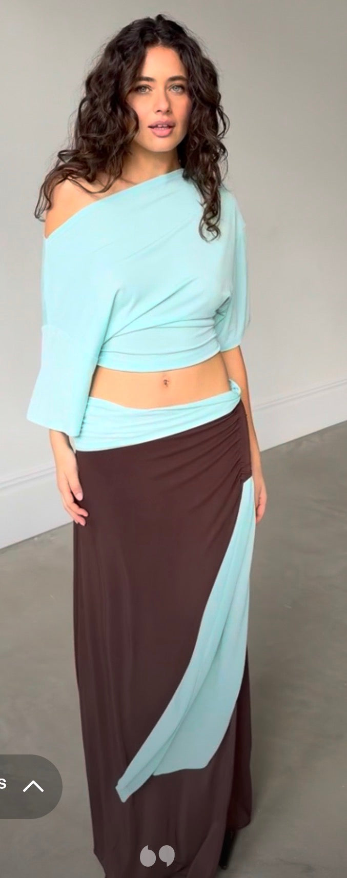 Arlo tee and maxi skirt set