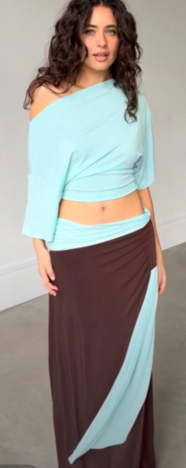 Arlo tee and maxi skirt set
