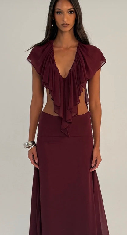 The clover top and clover skirt set