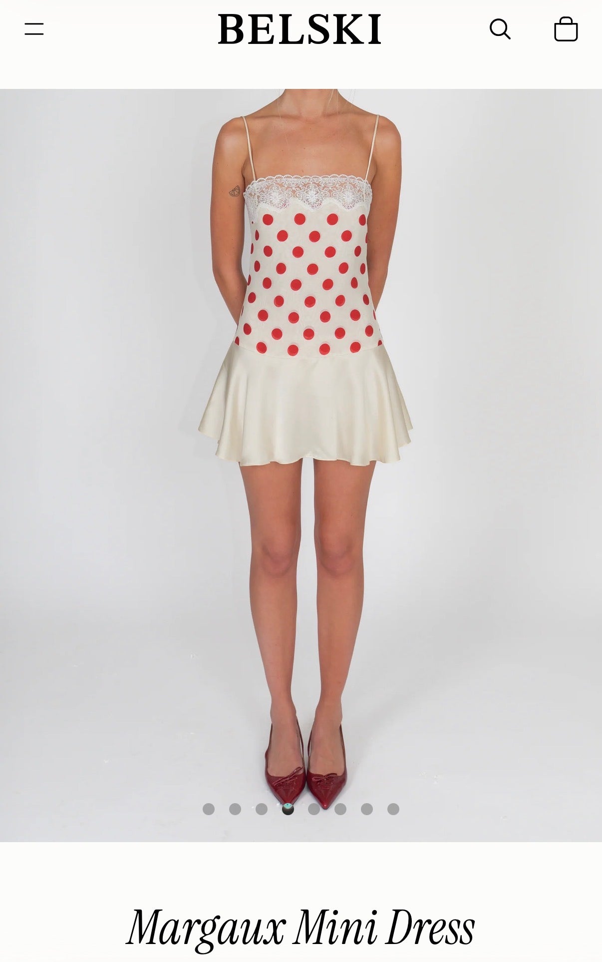 Belski Margaux mini dress